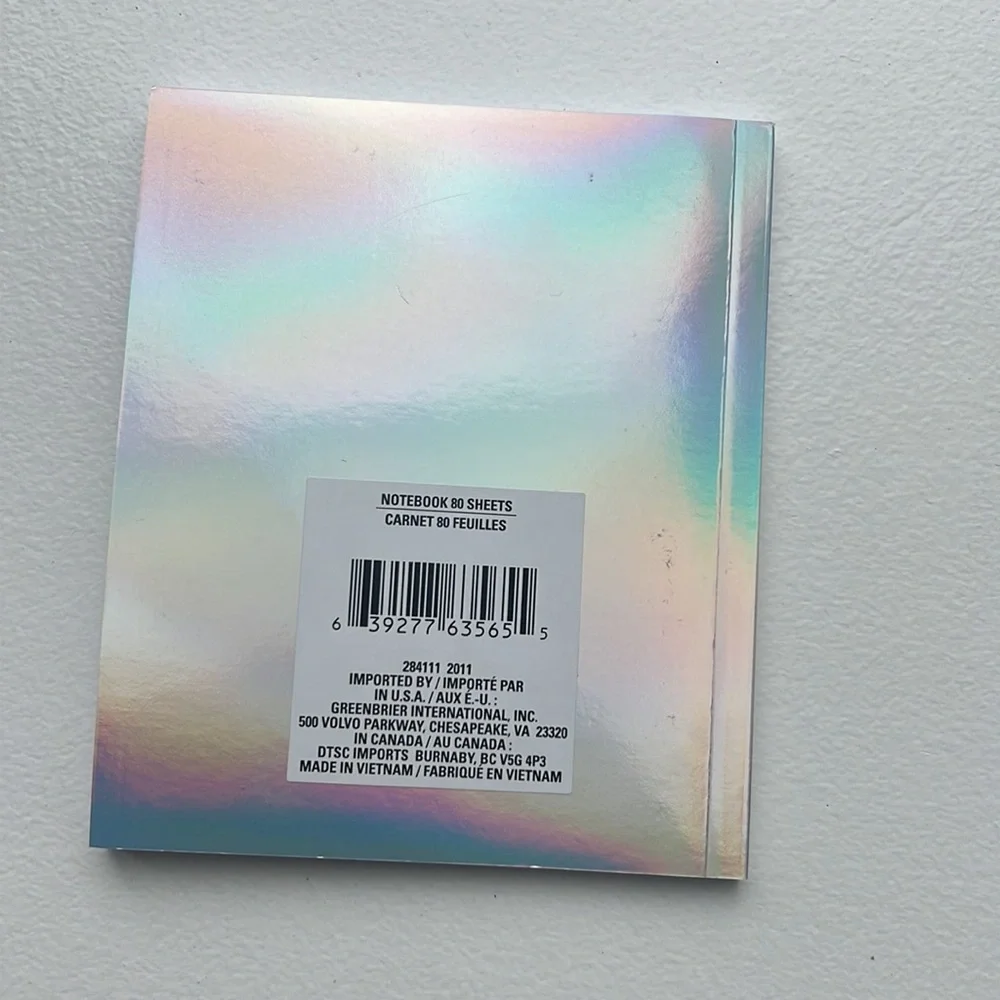 NWT Break The Rules Holographic Notebook - Picture 2 of 3